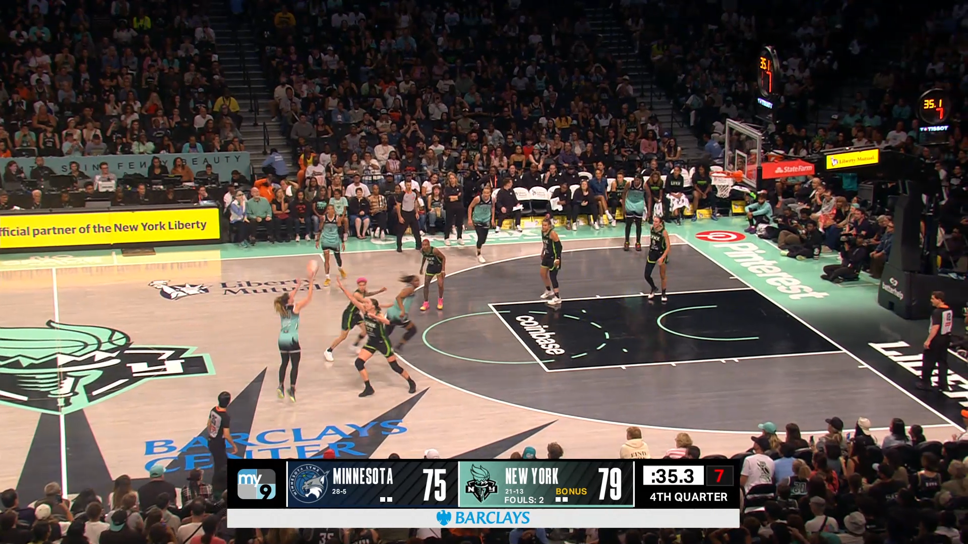 HIGHLIGHTS | Ionescu Drops 17 PTS & 11 AST to lead Liberty’s Win Over Lynx, 85–75